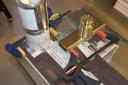 gluing heel stack