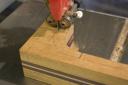 preliminary shaping on bandsaw